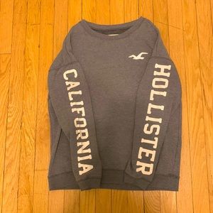 Grey Hollister crewneck